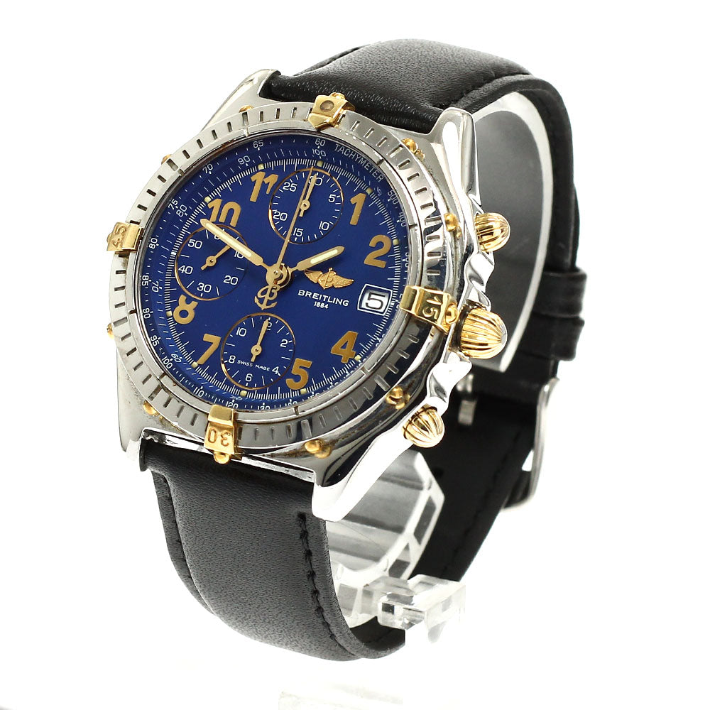 BREITLING Chronomat Bicolor B13050.1 Date Navy Dial Automatic Men's Watch_918712