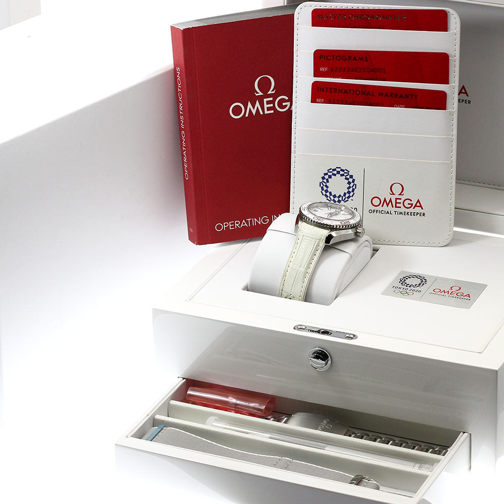 OMEGA Seamaster Planet Ocean Tokyo Olympics 2020 522.33.40.20.04.001 white Dial Automatic Men's Watch_918721