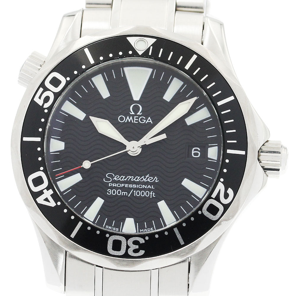 OMEGA Seamaster 300 2262.50 Date black Dial Quartz Boy's Watch_918744