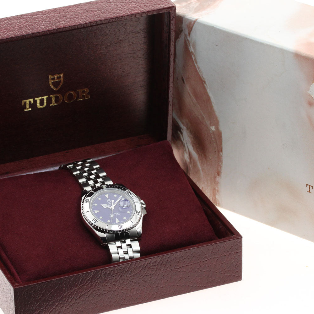 TUDOR Prince Date Mini Sub 73290 Date blue Dial Automatic Boy's Watch_918766