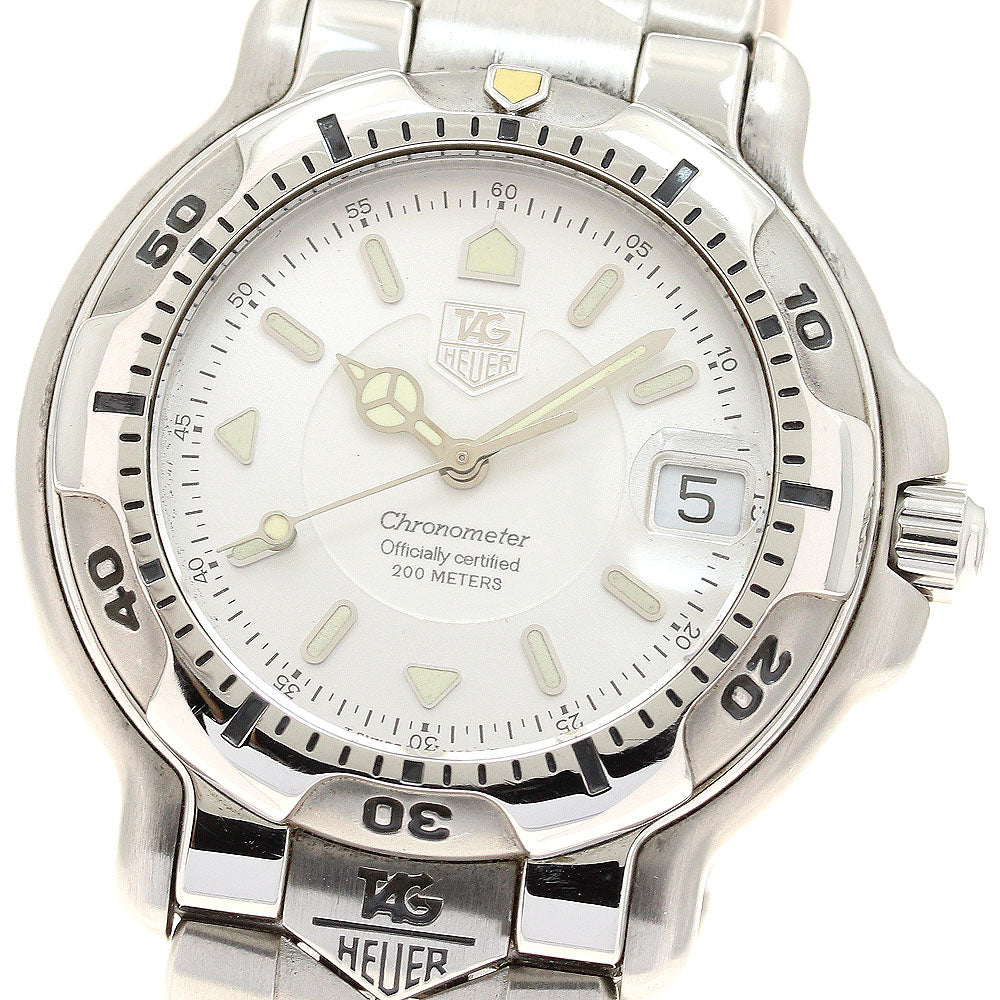 TAG HEUER 6000 series WH5111-K1 Date Silver Dial Automatic Men's Watch_918767