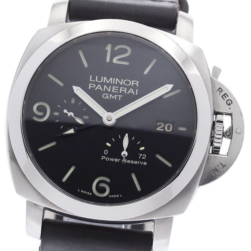 PANERAI Luminor 1950 PAM00321 3 Days GMT black Dial Automatic Men's Watch_918774