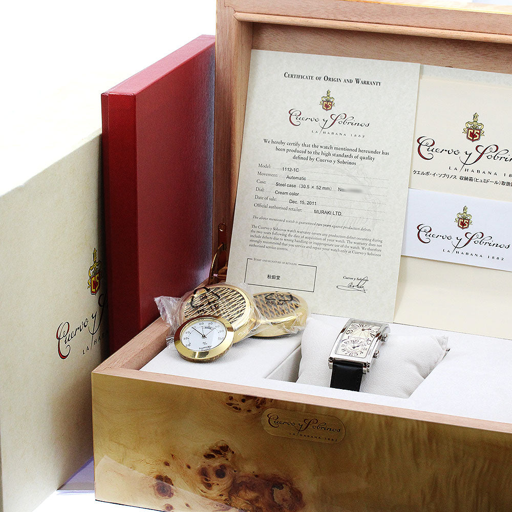 CUERVO Y SOBRINOS Havana Prominente A1112/2 Dual time Automatic Men's_918780