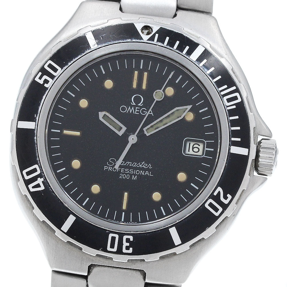 OMEGA Seamaster200m black Dial Quartz Men's Watch_918784