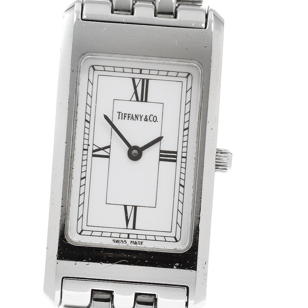 TIFFANY&Co. classic rectangular white Dial Quartz Ladies Watch_918787