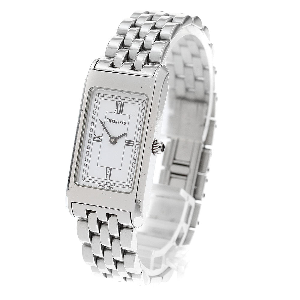 TIFFANY&Co. classic rectangular white Dial Quartz Ladies Watch_918787