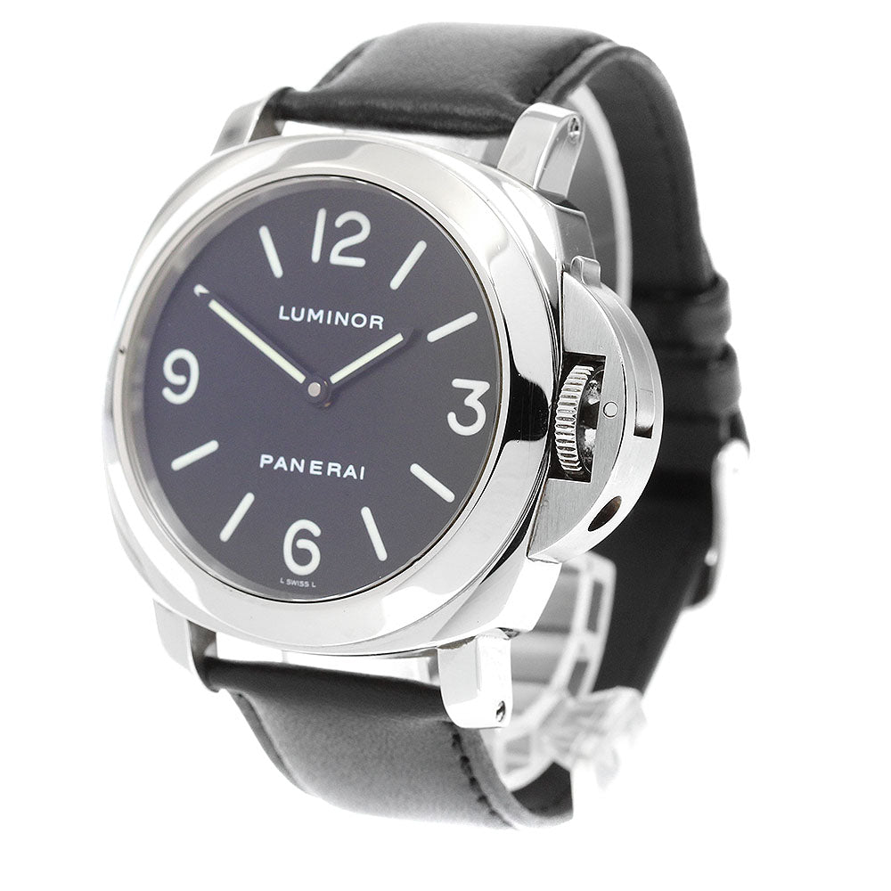PANERAI Luminor Base 44MM PAM00112 Black Dial Hand Winding Men's Watch_918796