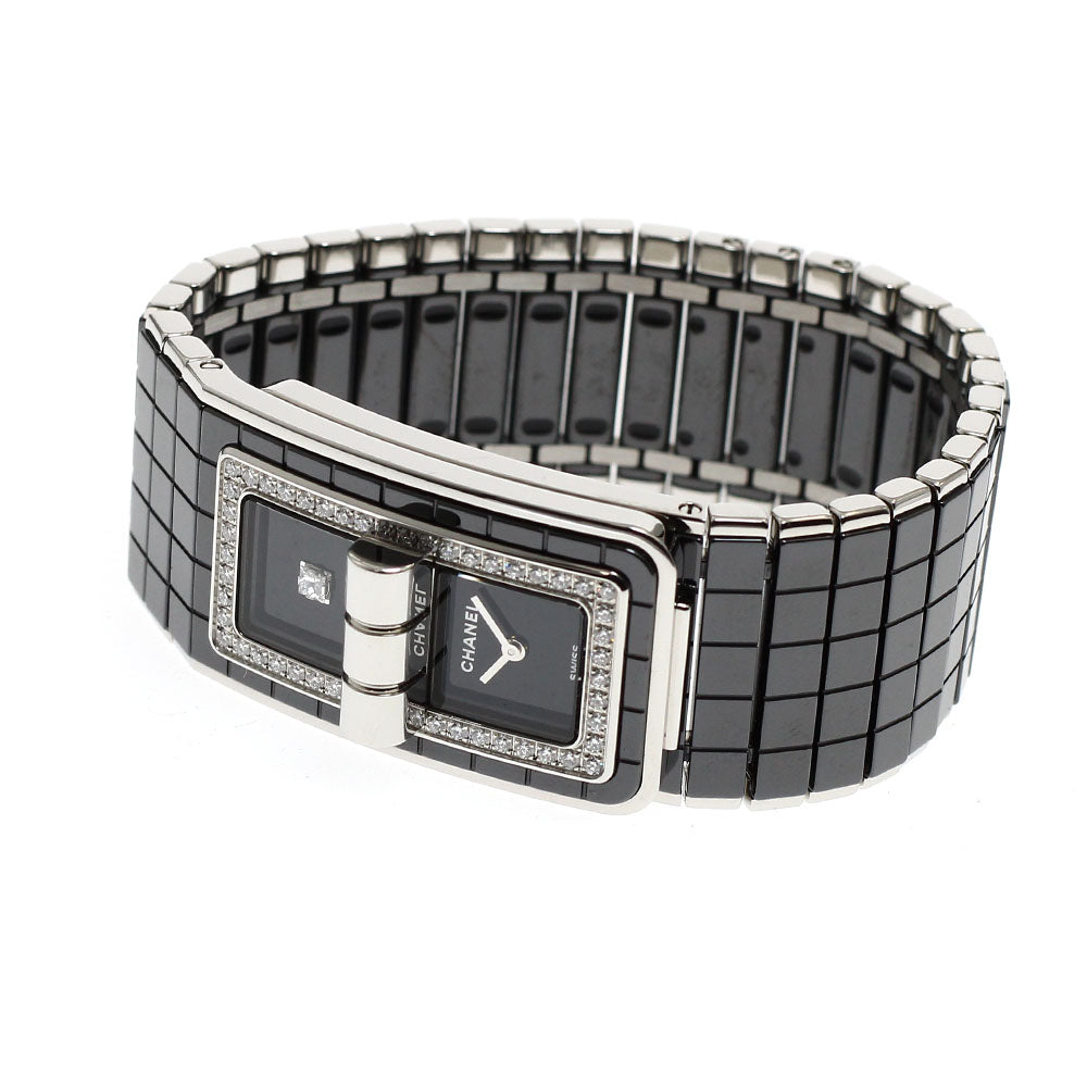 CHANEL Code Coco H5148 black ceramic diamond Quartz Ladies Watch_918801