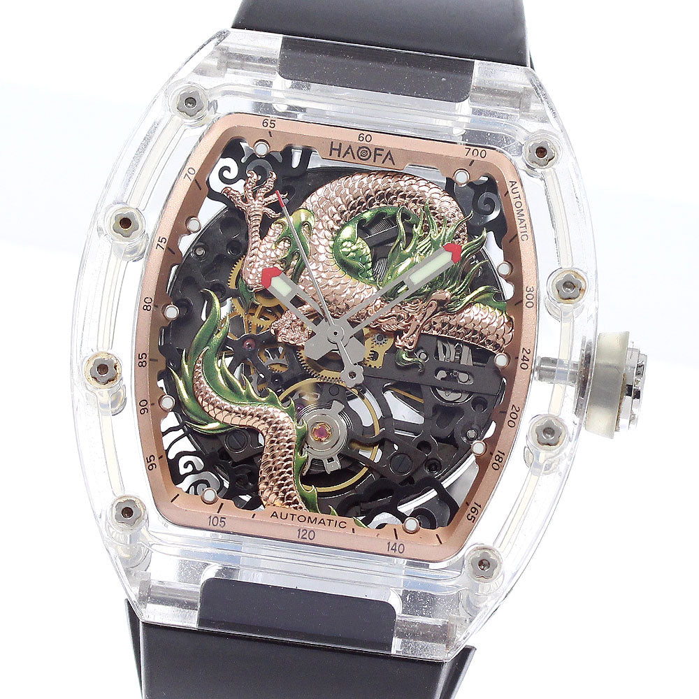 HAOFA Crystal Case 2321 skeleton skeleton Dial Automatic Men's Watch_918804