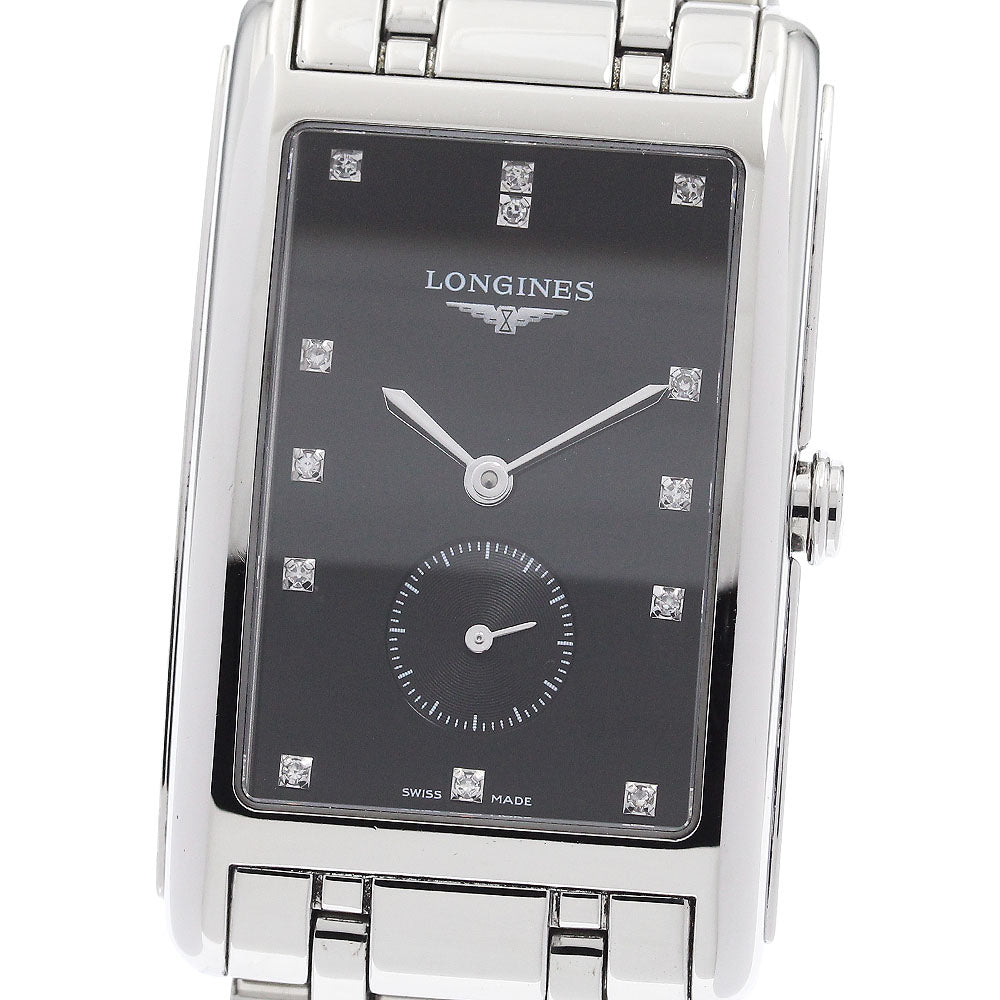 LONGINES Dolce Vita L5.755.4 Small second 13P diamond Quartz Men's Watch_918805