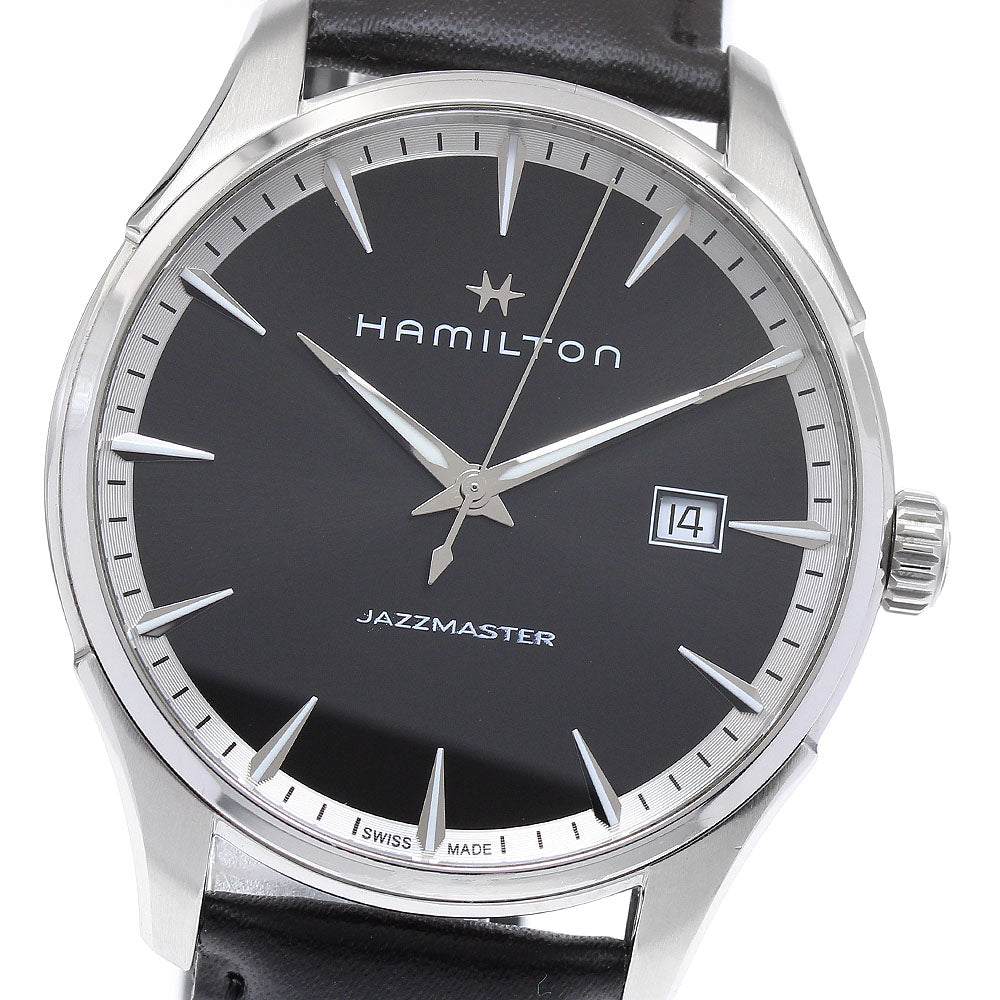HAMILTON Jazz master H324510 Date black Dial Quartz Men's Watch_918817