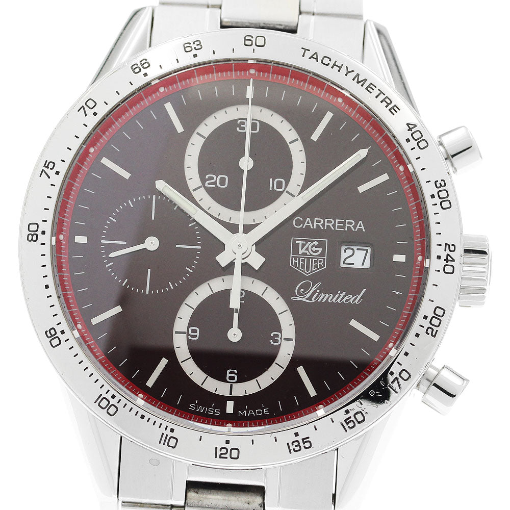TAG HEUER Carrera CV201D Limited to 600 pieces Red Dial Automatic Men's_918829