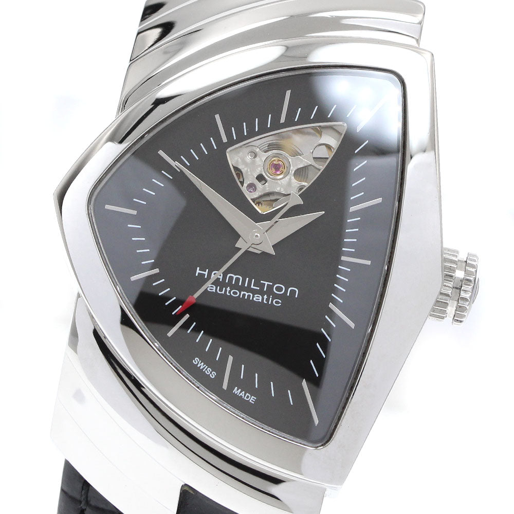 HAMILTON Ventura open heart H24515732 black Dial Automatic Men's Watch_918834