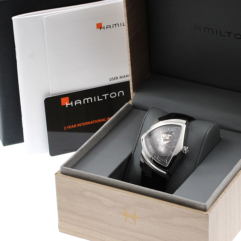 HAMILTON Ventura open heart H24515732 black Dial Automatic Men's Watch_918834