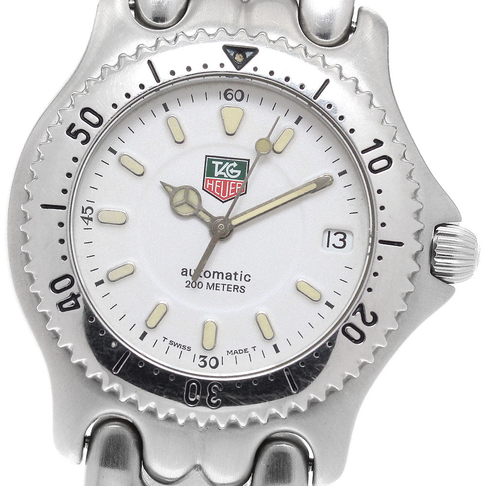 TAG HEUER S/el S89.706 Date white Dial Automatic Men's Watch_918845