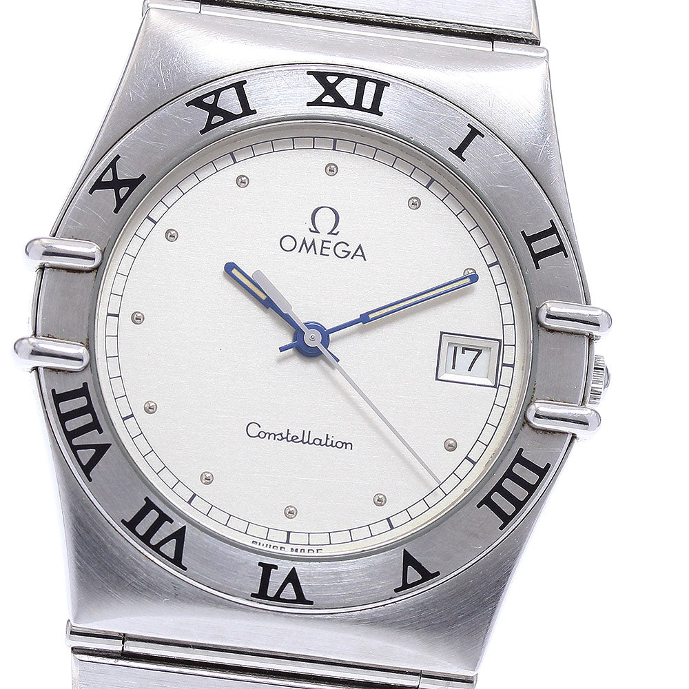 OMEGA Constellation Date Silver Dial Quartz Men's Watch_918850