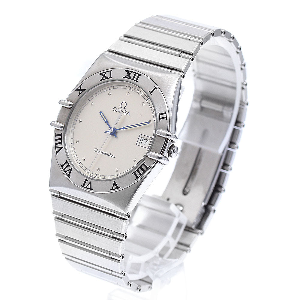 OMEGA Constellation Date Silver Dial Quartz Men's Watch_918850