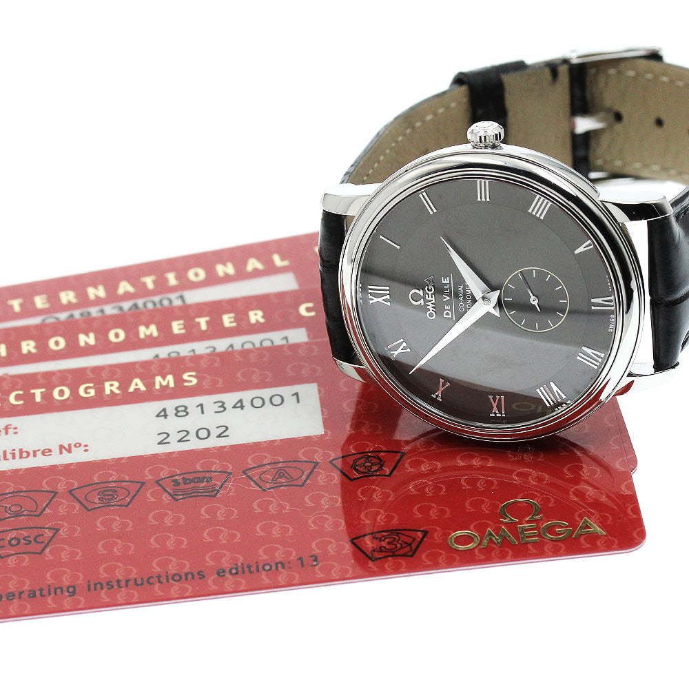 OMEGA De Ville Prestige Coaxial 4813.40.01 Small seconds gray Dial Automatic Men's Watch_918854