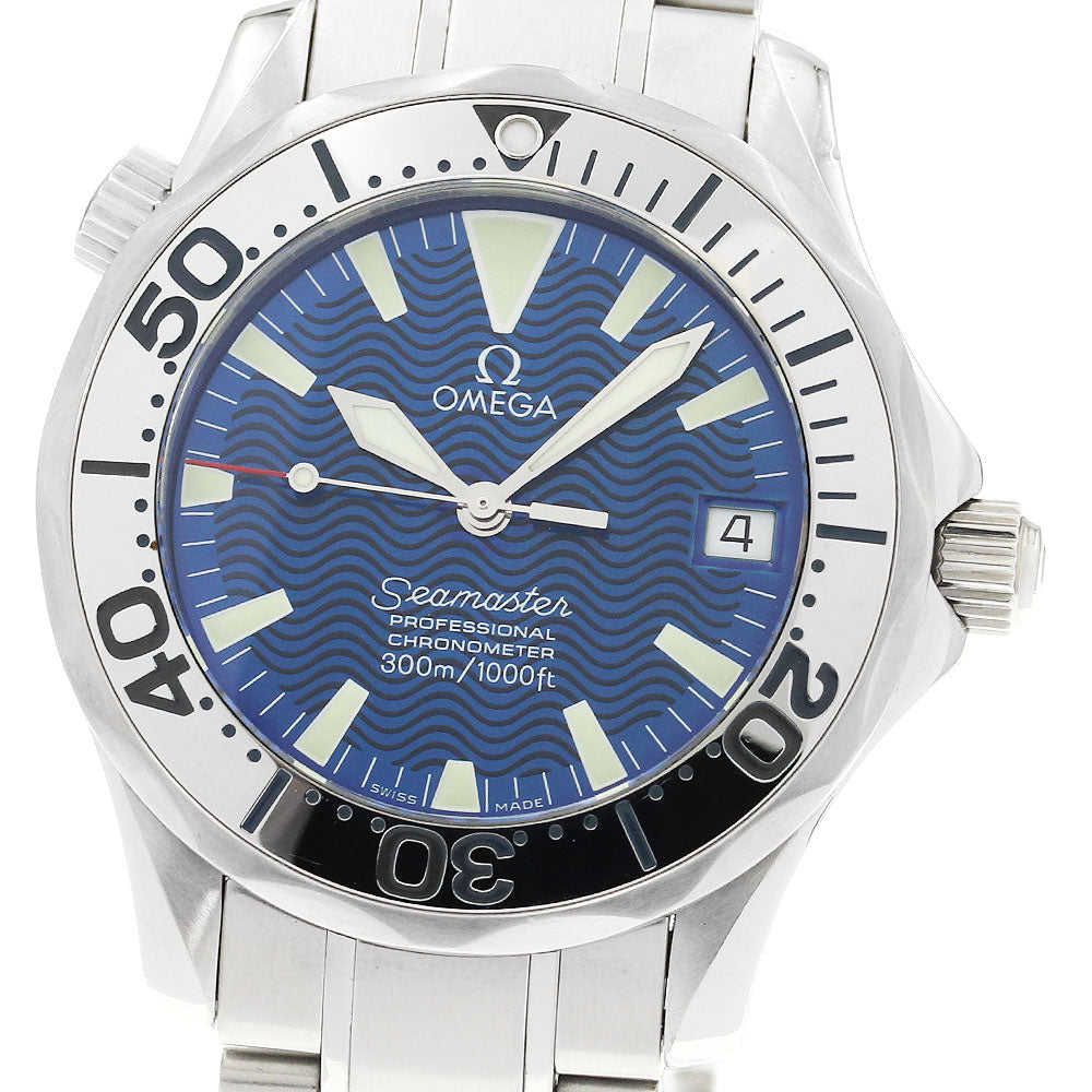 OMEGA Seamaster300 2253.80 Date blue Dial Automatic Boy's Watch_918925