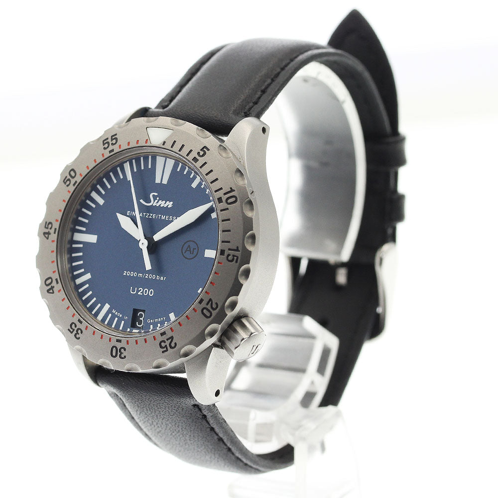 Sinn U200 diver's watch 1012 Date Navy Dial Automatic Men's Watch_918927