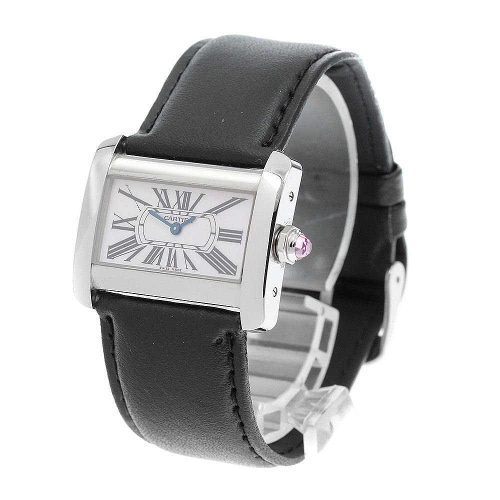 CARTIER Tank Divan Mini W6301455 Shell dial Pink shell Dial Quartz Ladies Watch_918936