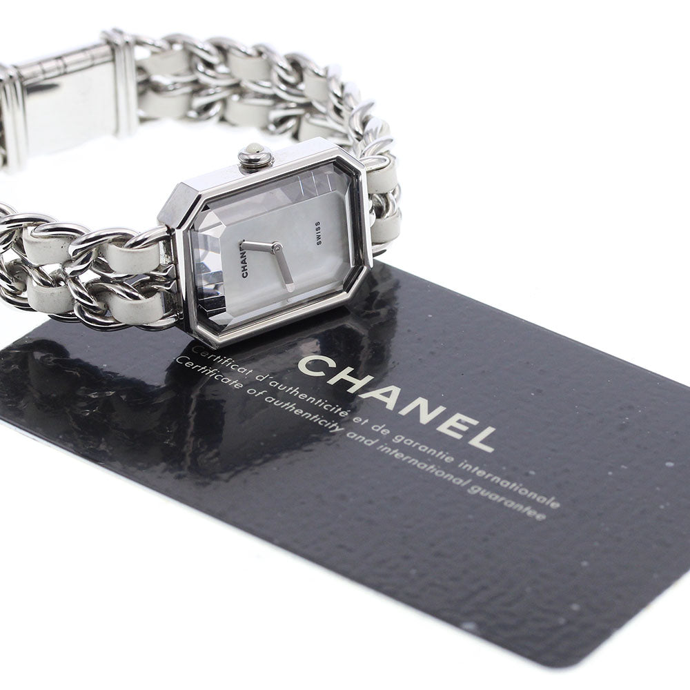 CHANEL Premiere H1639 M size White shell Dial Quartz Ladies Watch_918947