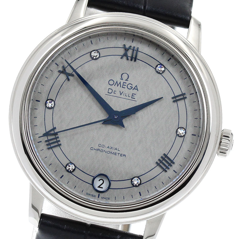 OMEGA De Ville Prestige 424.13.33.20.56.002 6P diamond Auto Ladies Watch_918989