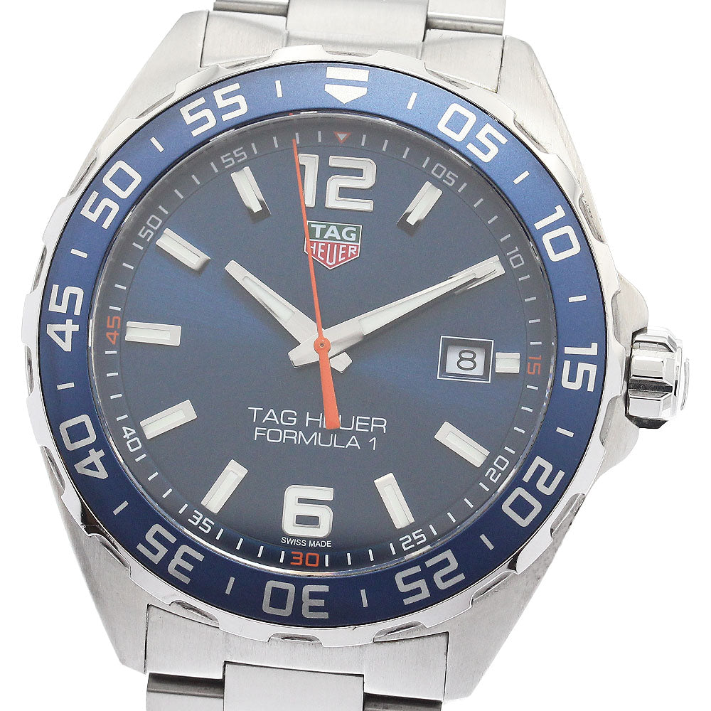 TAG HEUER Formula 1 WAZ1010 Date Blue Dial Quartz Men's Watch_918990