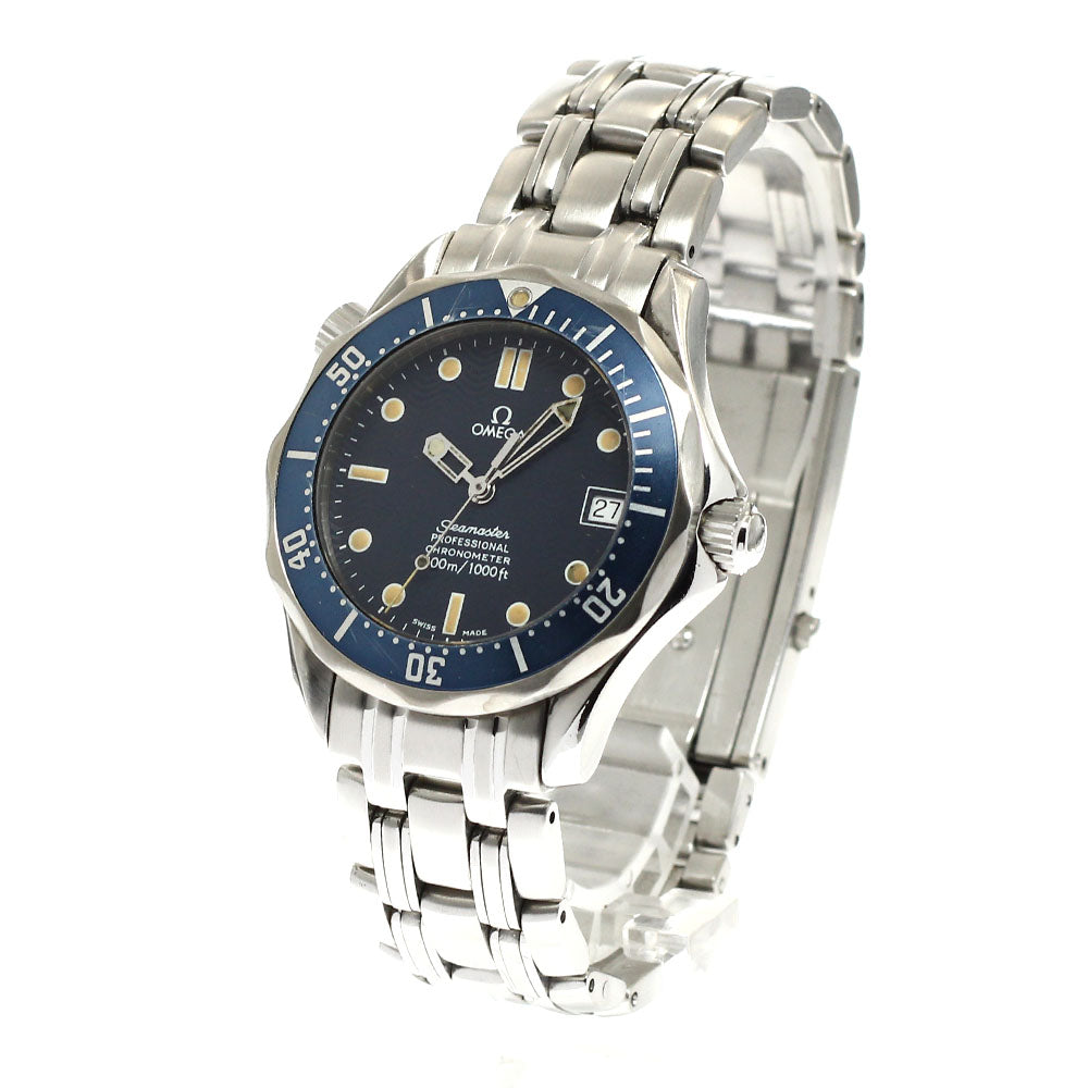 OMEGA Seamaster300 2551.80 Date Navy Dial Automatic Boy's Watch_919003