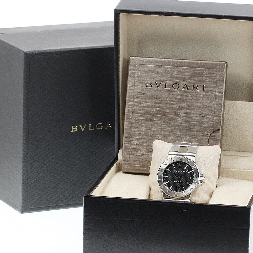 BVLGARI Diagono DG35S Date black Dial Automatic Men's Watch_919010