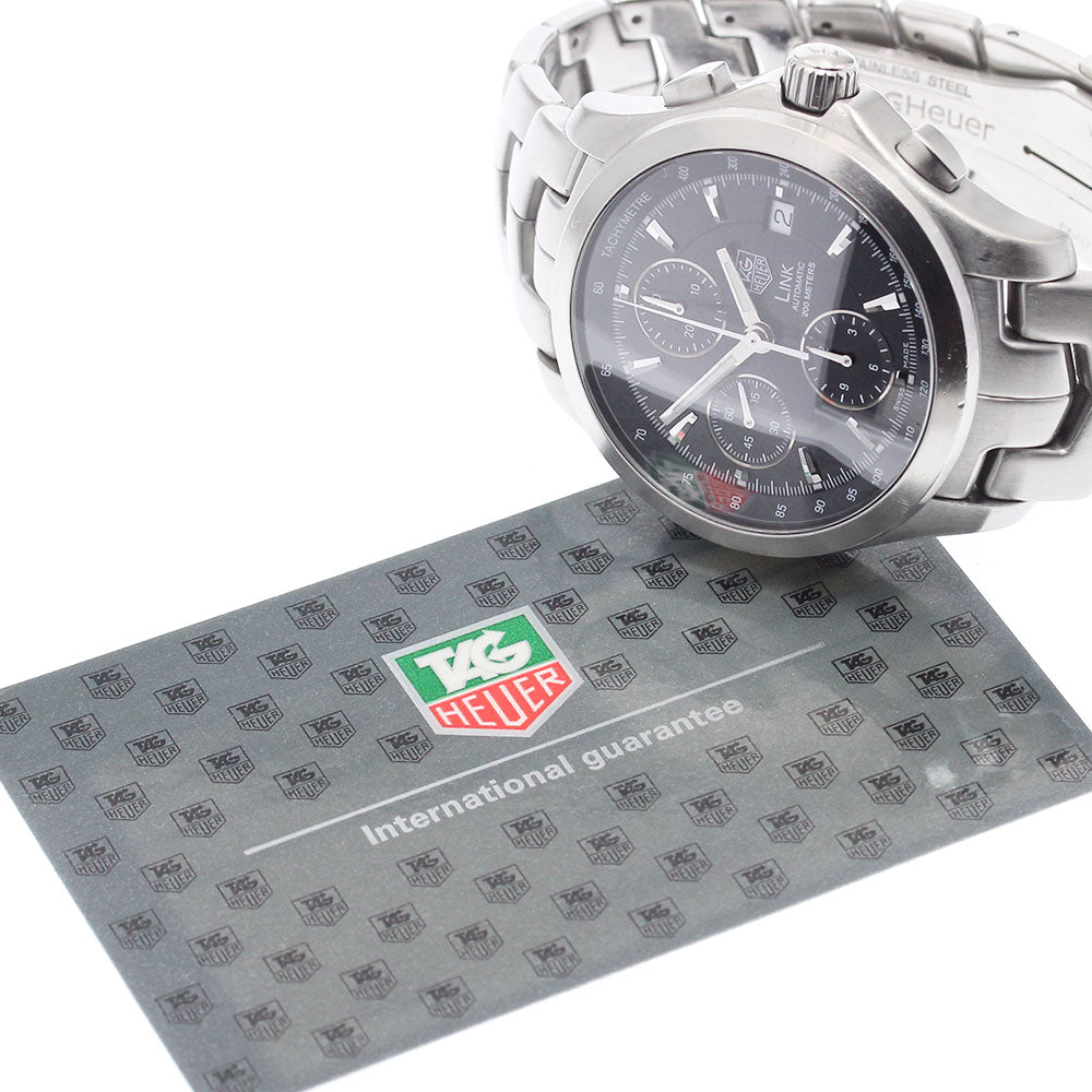 TAG HEUER Link CJF2110.BA0576 Chronograph Date black Dial Automatic Men's_919013