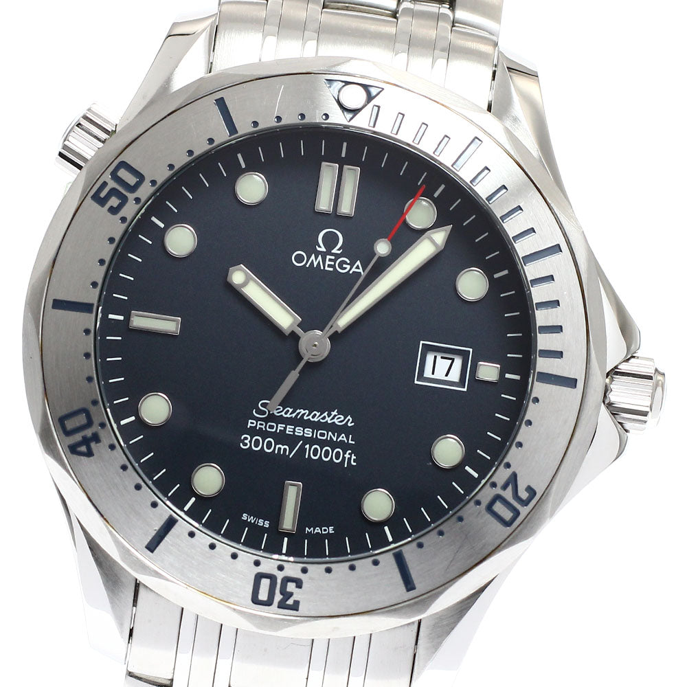 OMEGA Seamaster300 Professional 2261.80 Date Navy Dial Quartz Men's Watch_919014
