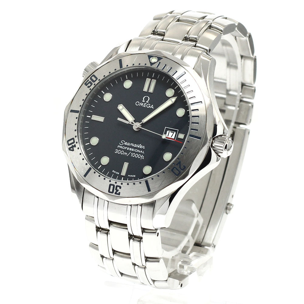 OMEGA Seamaster300 Professional 2261.80 Date Navy Dial Quartz Men's Watch_919014