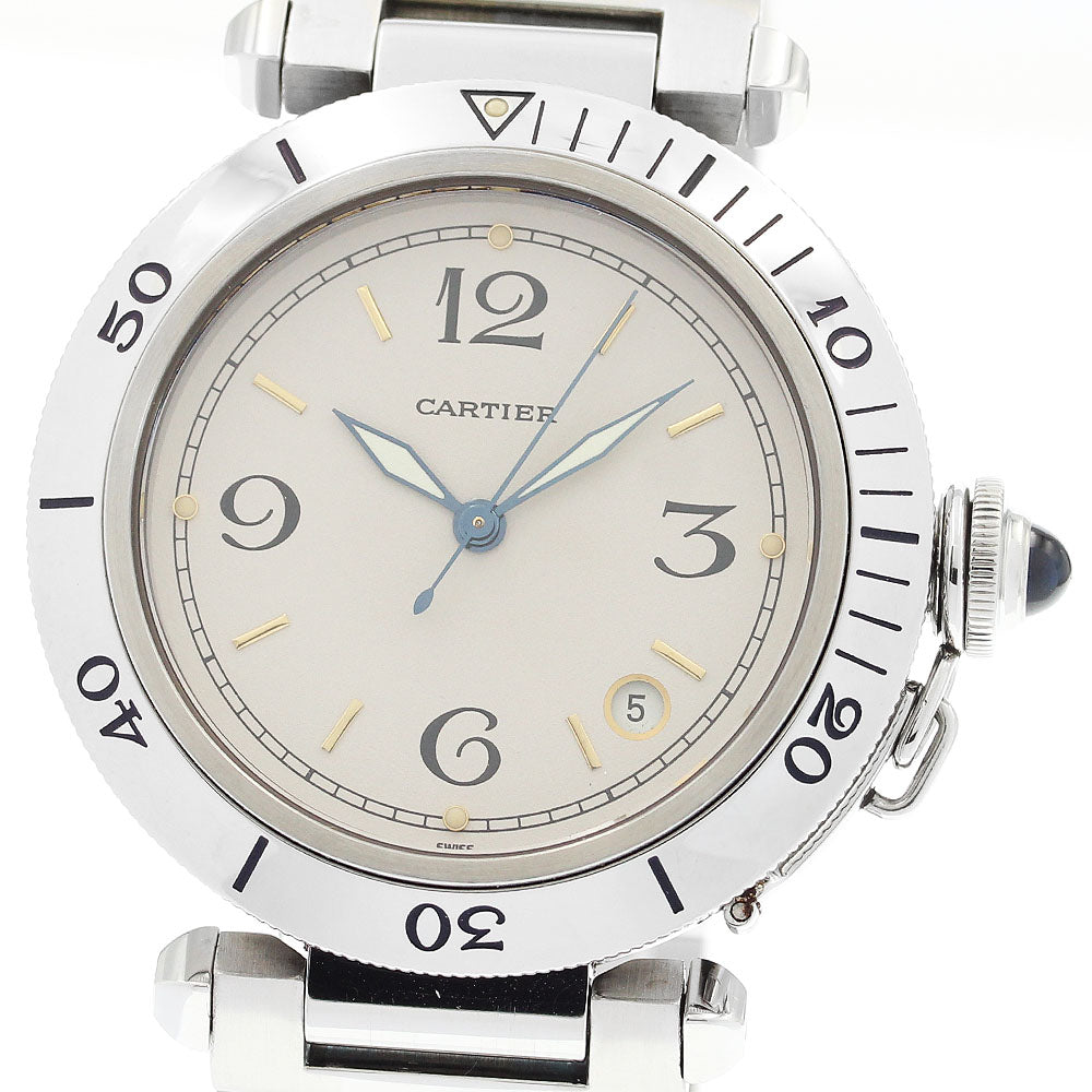 CARTIER Pasha 38MM W3100655 Date beige Dial Automatic Men's Watch_919016