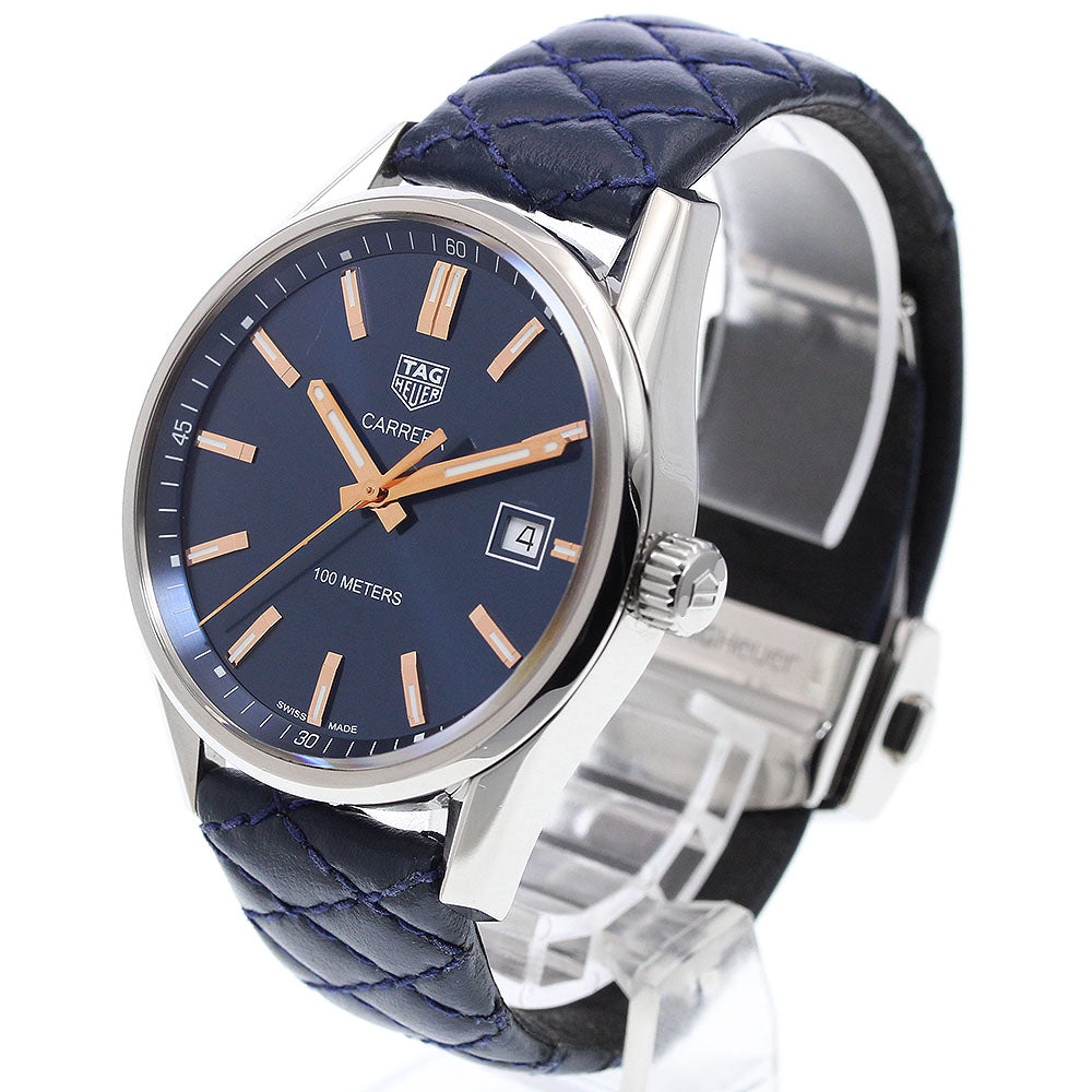 TAG HEUER Carrera WAR1112 Date Navy Dial Quartz Men's Watch_919021