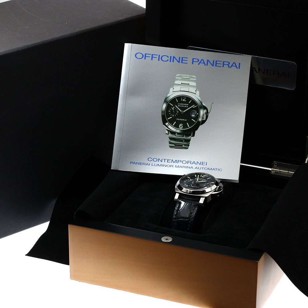 PANERAI Luminor Marina PAM00119 Small Second Date Navy Dial Automatic Men's Watch_919031