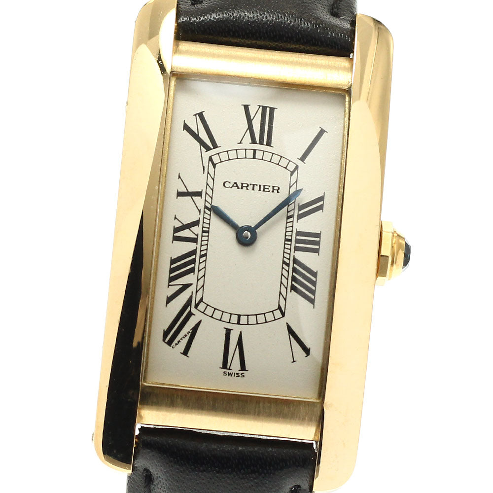 CARTIER tank american MM W2601456 18K Yellow Gold Quartz Boy's Watch_919036
