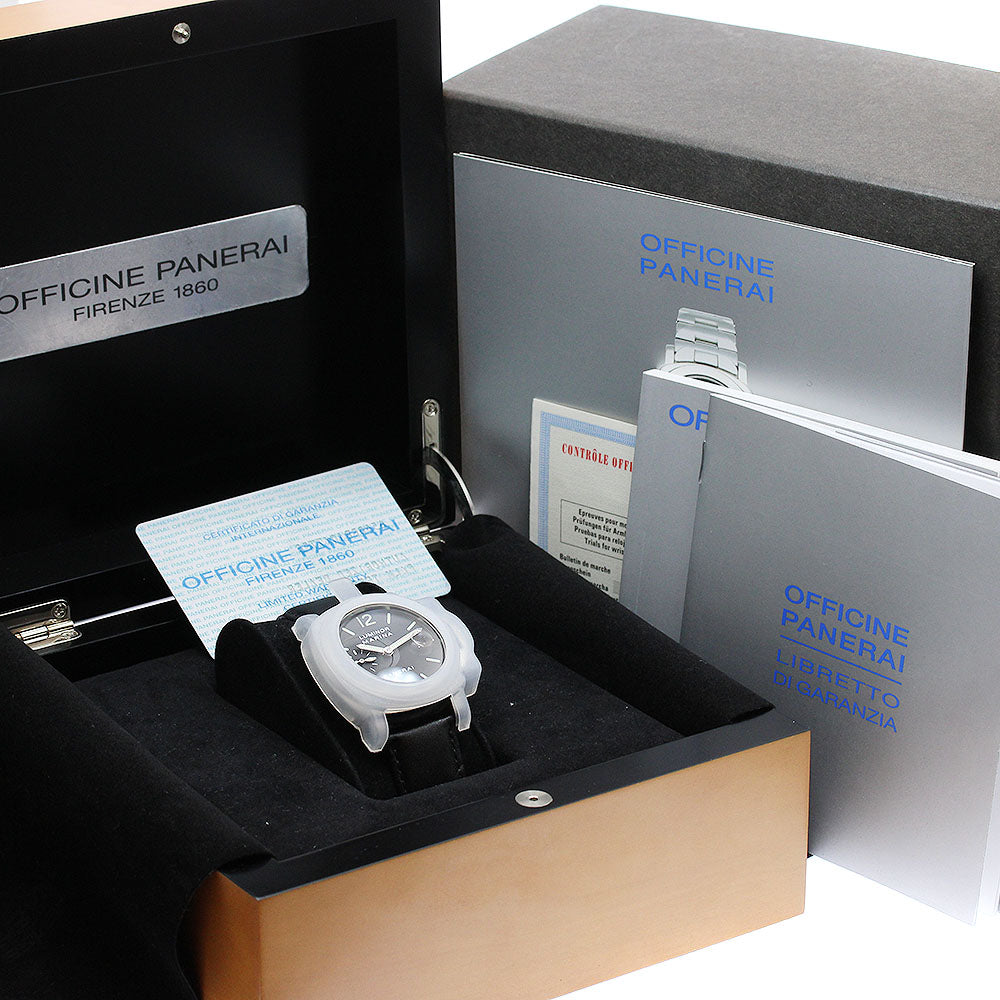 PANERAI Luminor Marina PAM00048 Small Second Date Automatic Men's Watch_919053