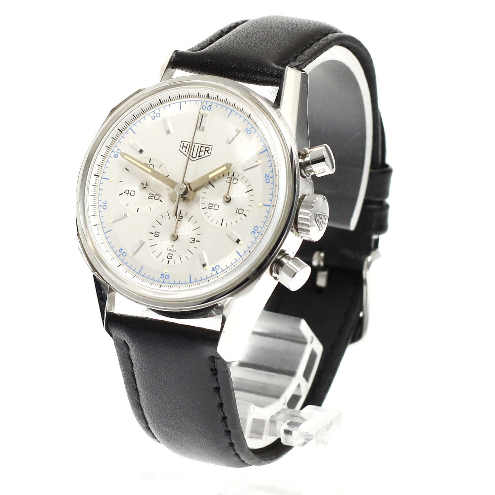 Heuer Classic Carrera CS3110 Chronograph Silver Dial Hand Winding Men's_919094