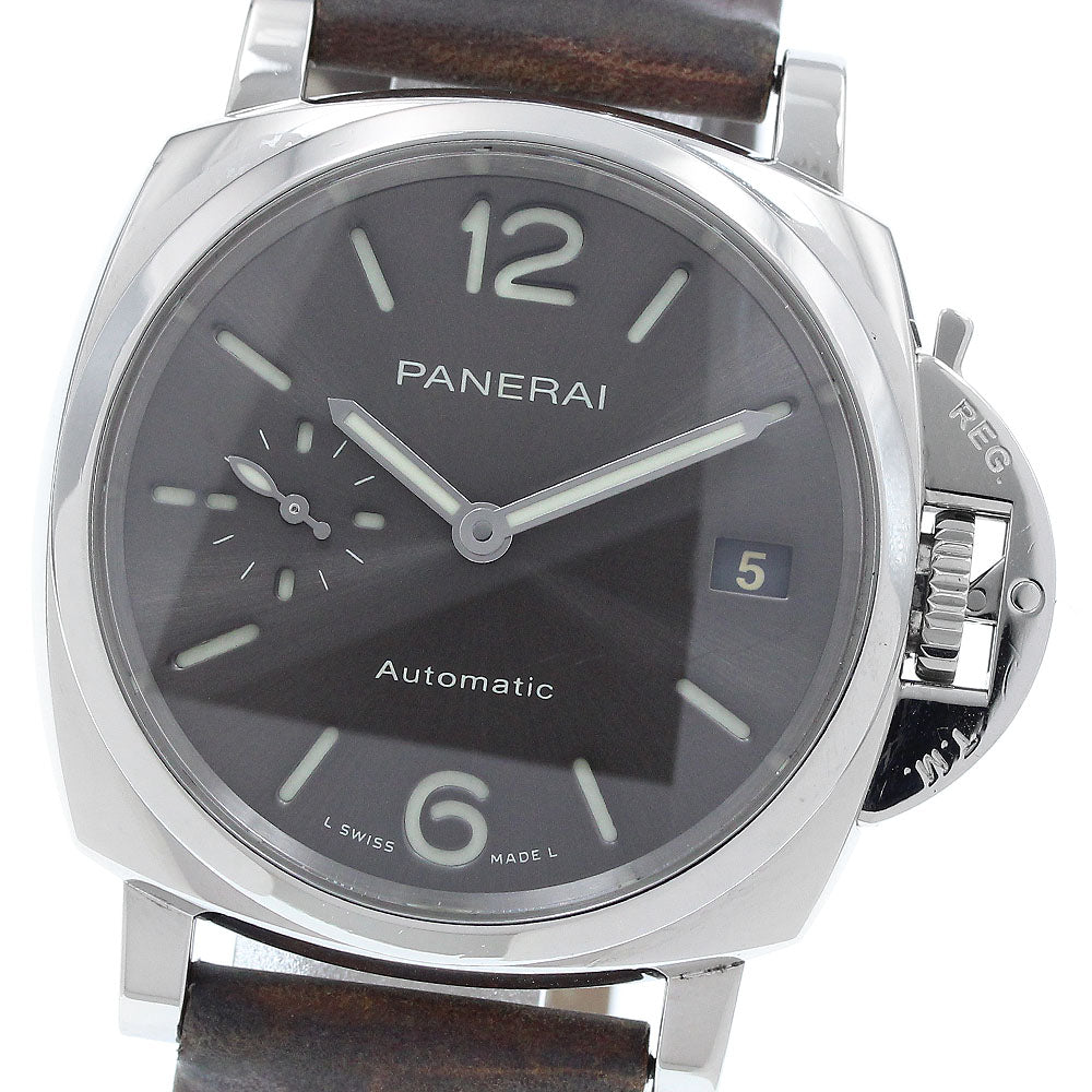 PANERAI Luminor Due PAM00755 Date gray Dial Automatic Boy's Watch_919097