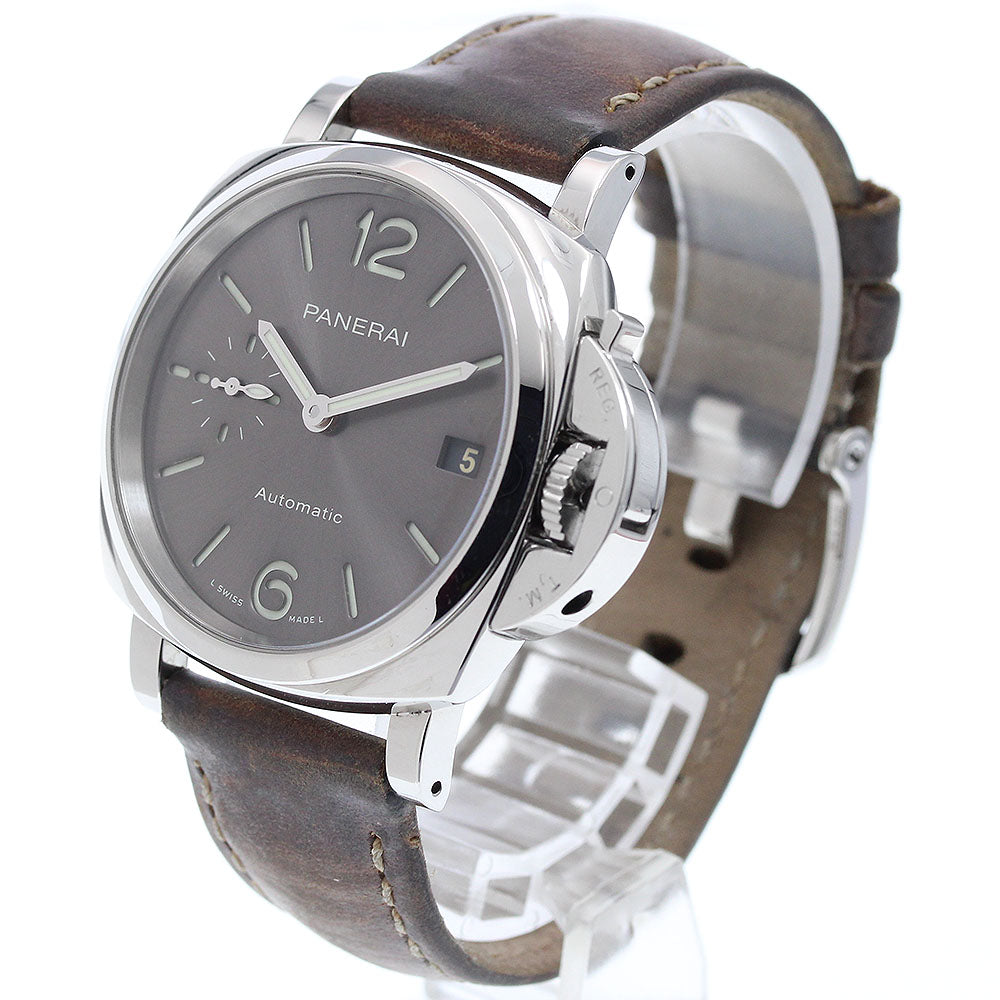 PANERAI Luminor Due PAM00755 Date gray Dial Automatic Boy's Watch_919097