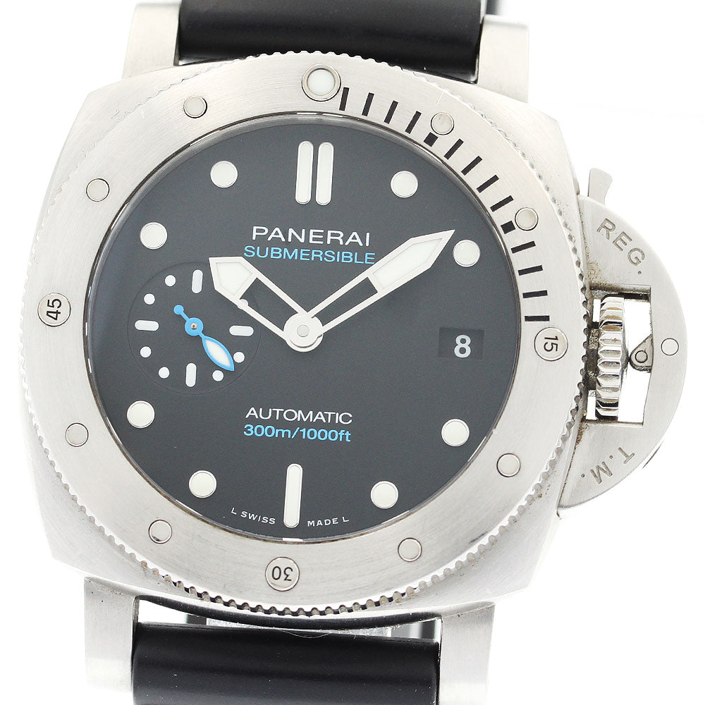 PANERAI Submersible PAM00973 Date Small Second black Dial Automatic Men's_919124