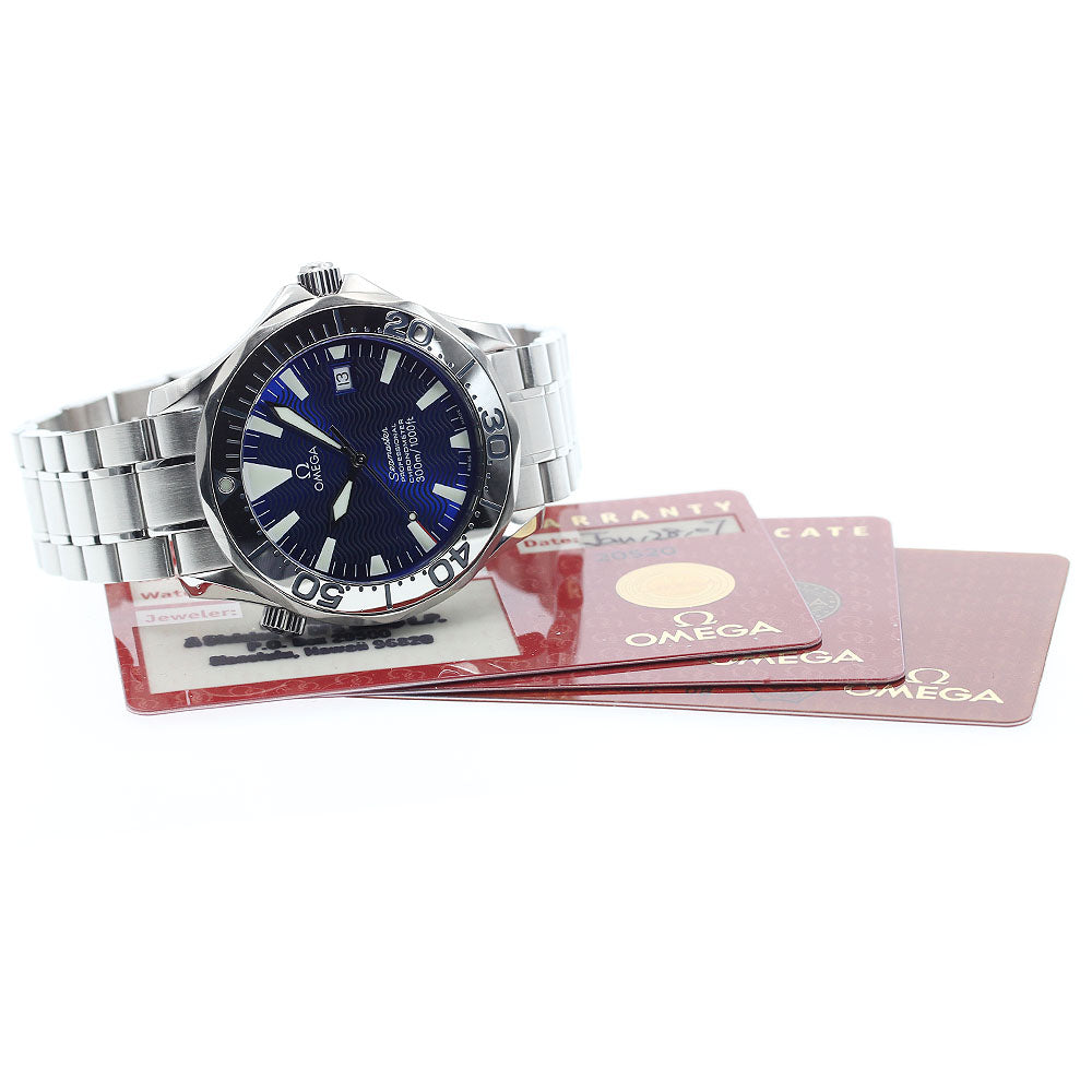 OMEGA Seamaster 300 2255.80 Date blue Dial Automatic Men's Watch_919125