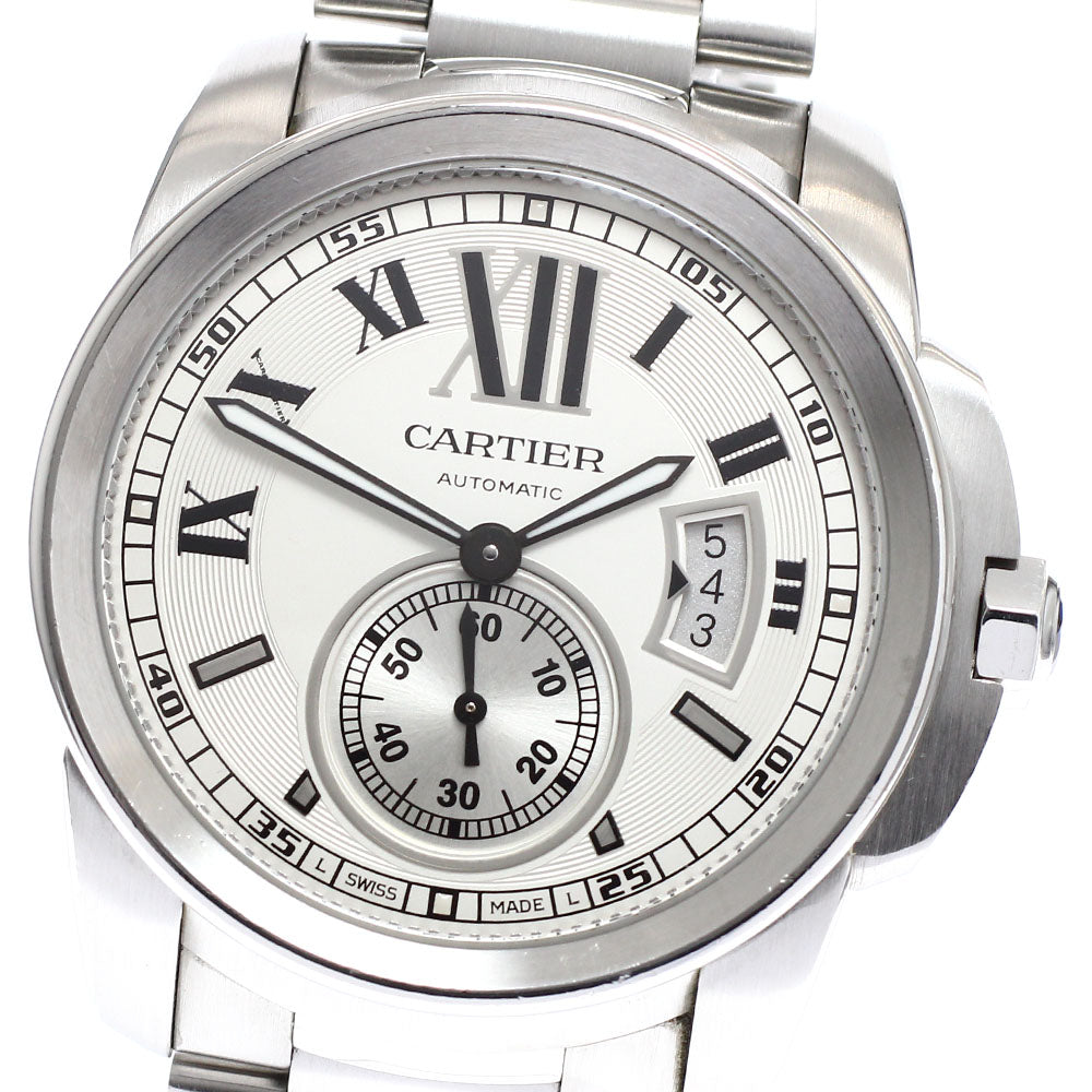 CARTIER Calibre de Cartier W7100015 Silver Dial Automatic Men's Watch_919143
