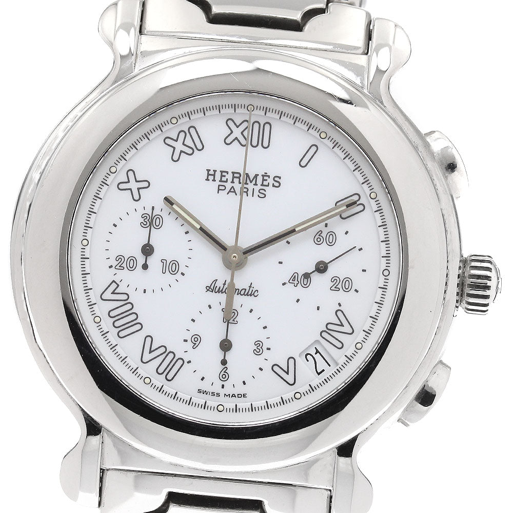 HERMES Ke Plat KP1.910 white Dial Automatic Men's Watch_919176