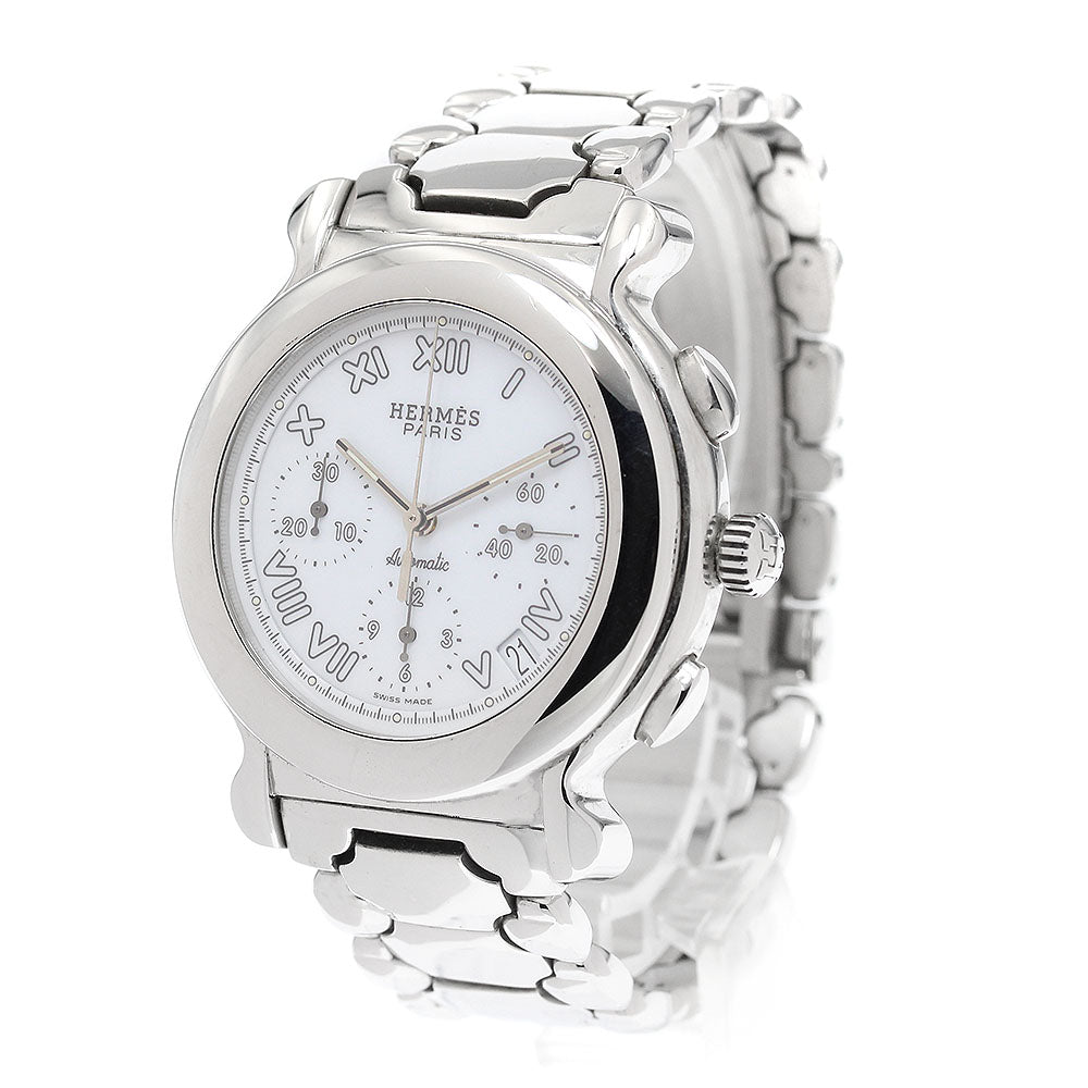 HERMES Ke Plat KP1.910 white Dial Automatic Men's Watch_919176