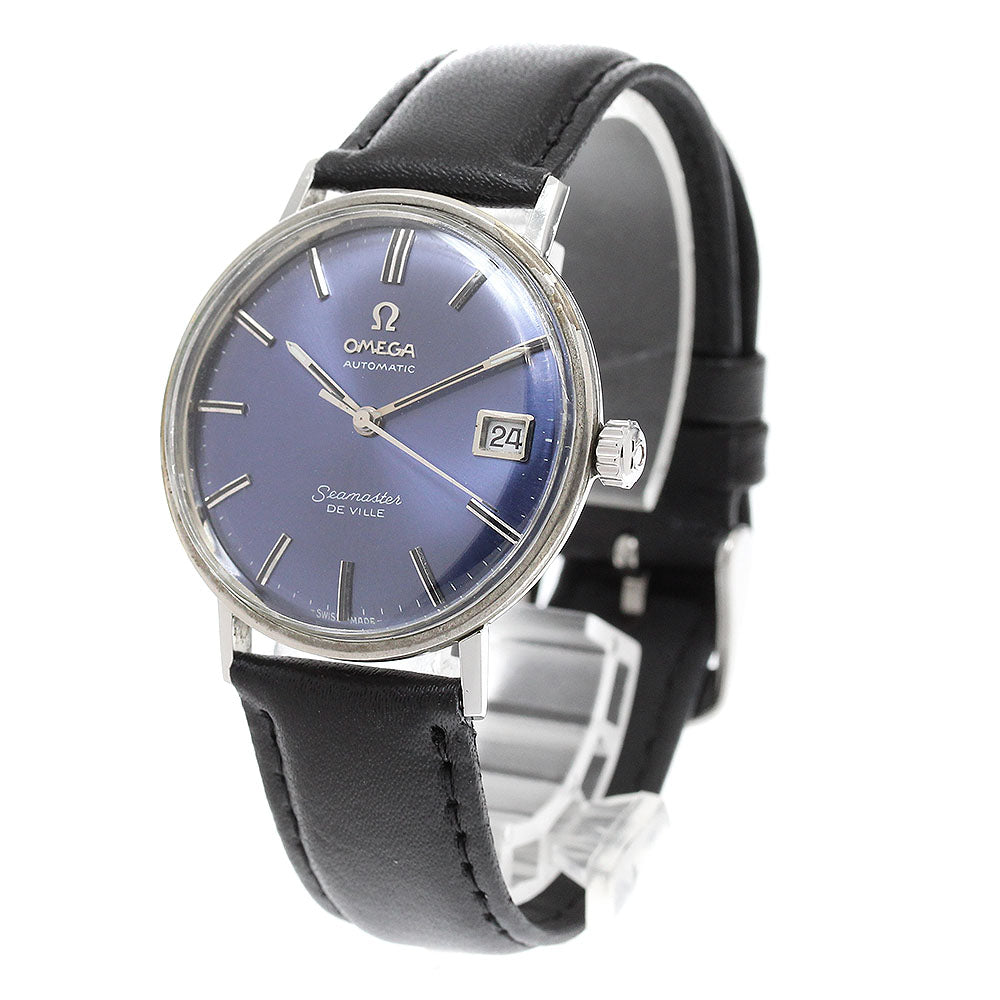 OMEGA Seamaster De Ville Date purple Dial Automatic Men's Watch_919177