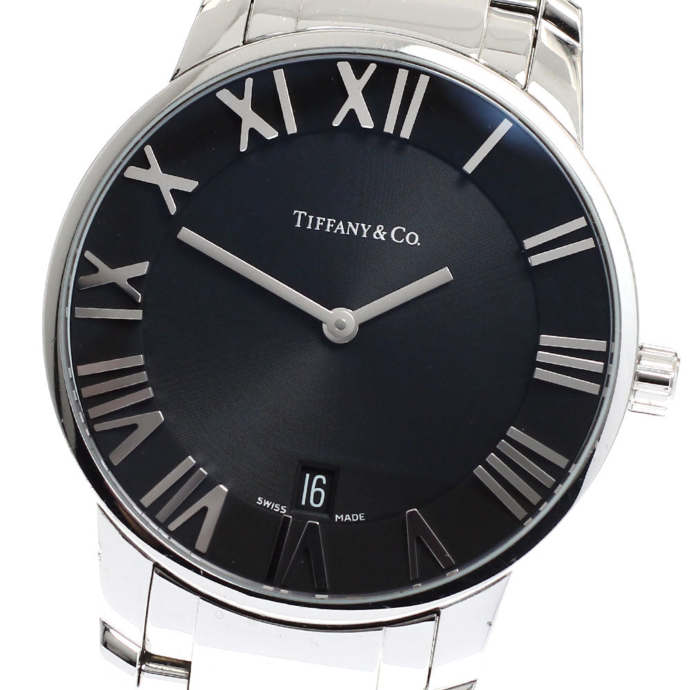 TIFFANY&Co. Atlas Dome Z1800.11.10A10A00A Date Quartz Men's Watch_919186