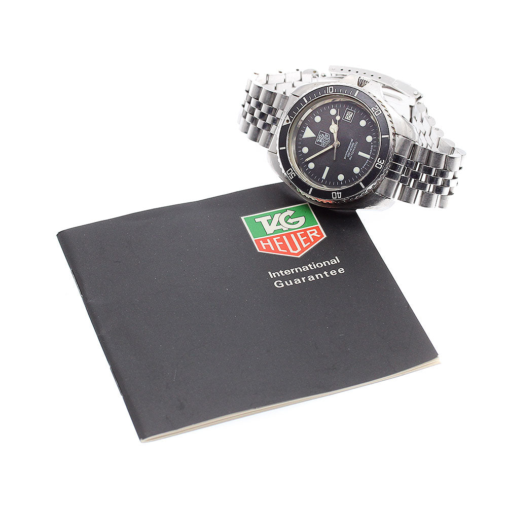 TAG HEUER professional 844/5 Date black Dial Automatic Men's Watch_919205