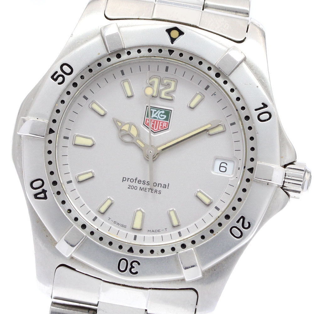 TAG HEUER Professional 200 WK1112 Date Silver Dial Quartz Men's Watch_919208